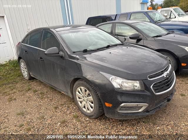 Vin: 1g1pc5sb6f7166615, lot: 10292939, chevrolet cruze lt turbo 20151