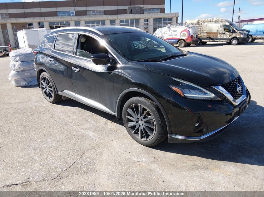 Vin: 5n1az2ds2ln146159, lot: 10292943, nissan murano platinum 20201