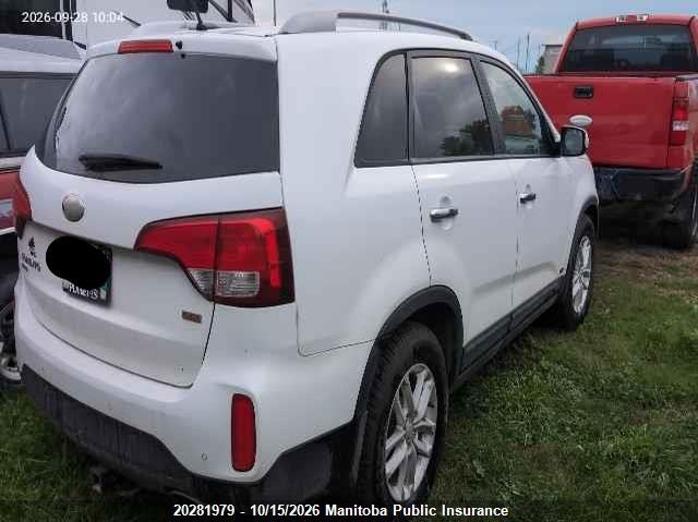 Vin: 5xyktda79eg451643, lot: 10292963, kia sorento lx v6 20144