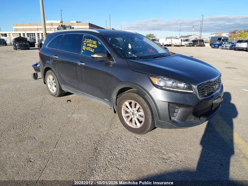 Vin: 5xypgda38kg455363, lot: 10292996, kia sorento lx 2019 img_1