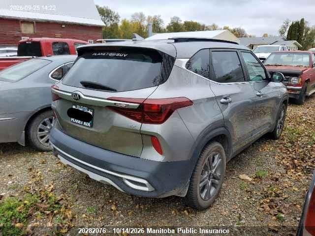 Vin: kndeucaa9m7120427, lot: 10293060, kia seltos ex ex 20214