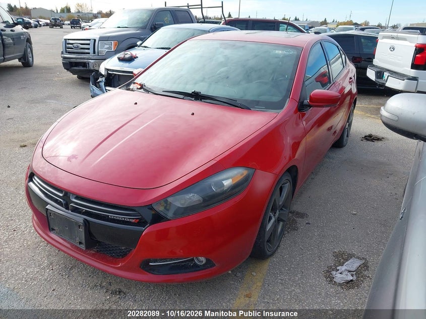 Vin: 1c3cdfebxed921032, lot: 10293073, dodge dart gt 20142