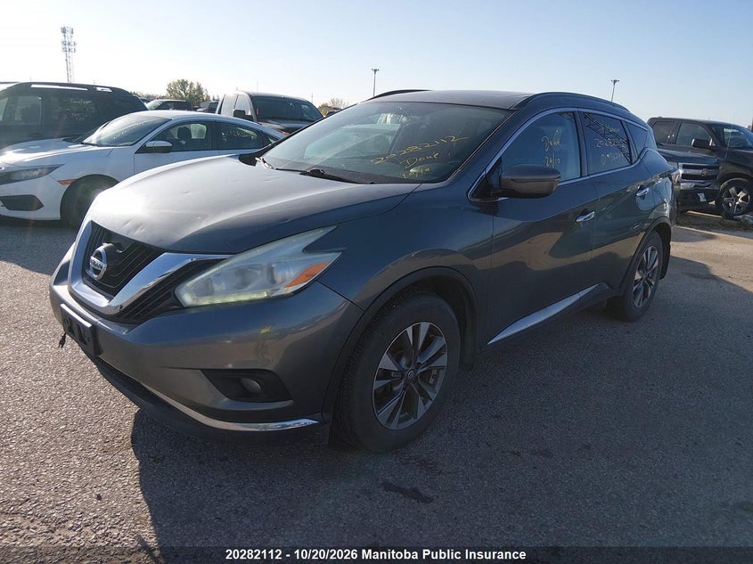 Vin: 5n1az2mh5gn136249, lot: 10293096, nissan murano sv 20162