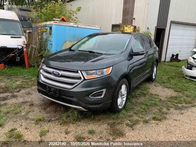 2015 Ford Edge Sel, Правый бок, IAAI, VIN 2FMTK4J86FBB53746 — фото 2