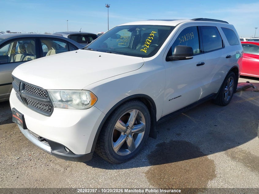 Vin: 1d4se5gt6bc651774, lot: 10293381, dodge durango citadel 20112