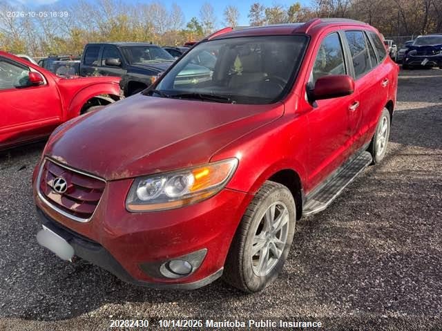 Vin: 5nmshdag8ah336405, lot: 10293414, hyundai santa fe gl 20102