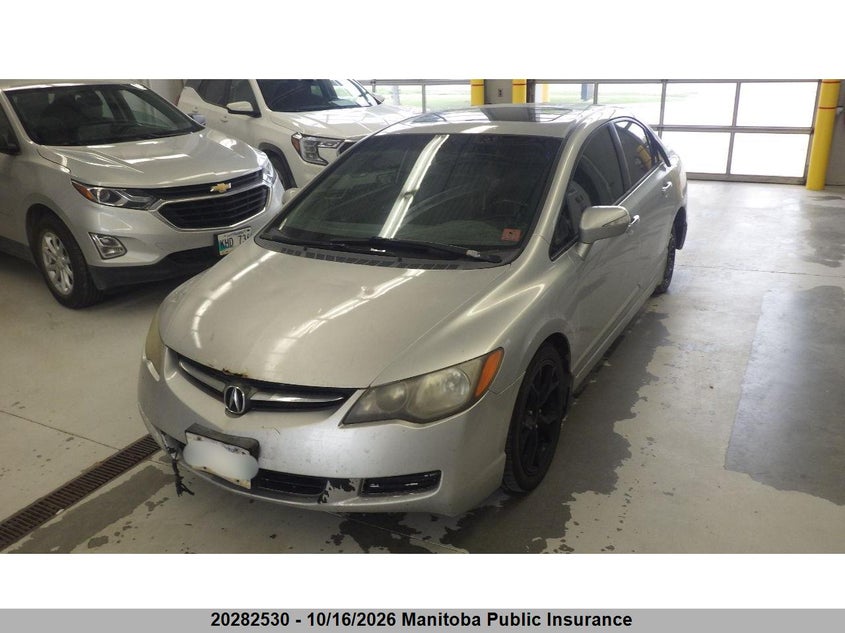 2006 Acura Csx Premium, Hail, IAAI, VIN 2HHFD56736H204261 — photo 2