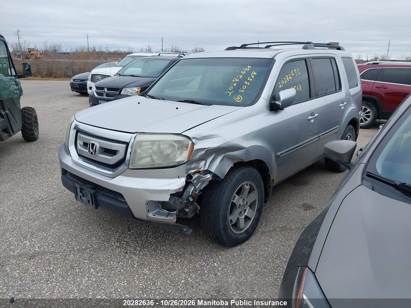 Vin: 5fnyf4h95ab503568, lot: 10293620, honda pilot touring 20102