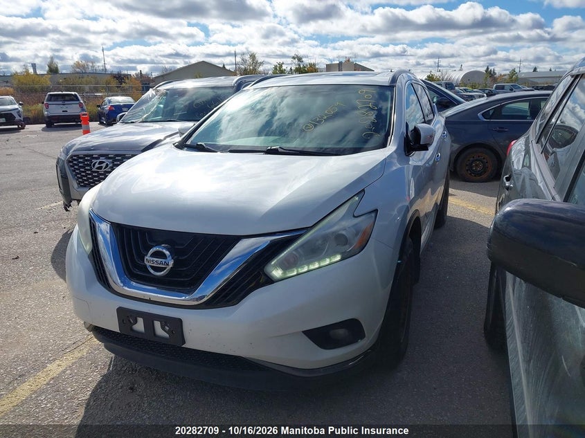 Vin: 5n1az2mh2gn132059, lot: 10293693, nissan murano sv 20162