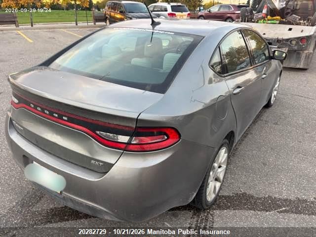 Vin: 1c3cdfba0dd284534, lot: 10293713, dodge dart sxt 20134