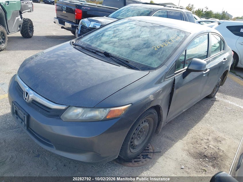 Vin: 2hgfb2f4xch037519, lot: 10293776, honda civic sdn 20122