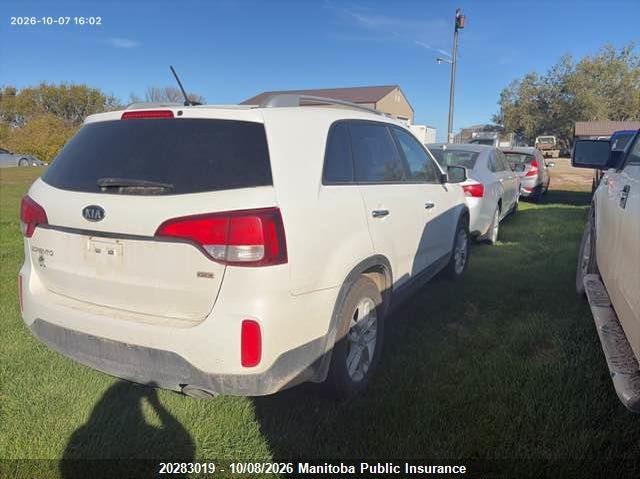 Vin: 5xykt3a69eg441440, lot: 10294003, kia sorento lx 20143