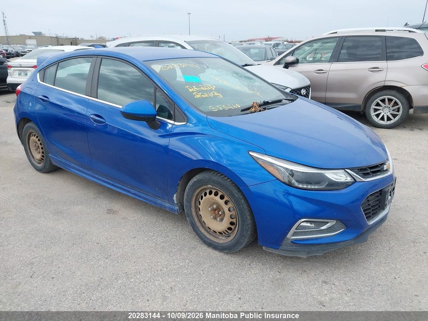 Vin: 3g1be6sm7hs585265, lot: 10294128, chevrolet cruze lt 20171