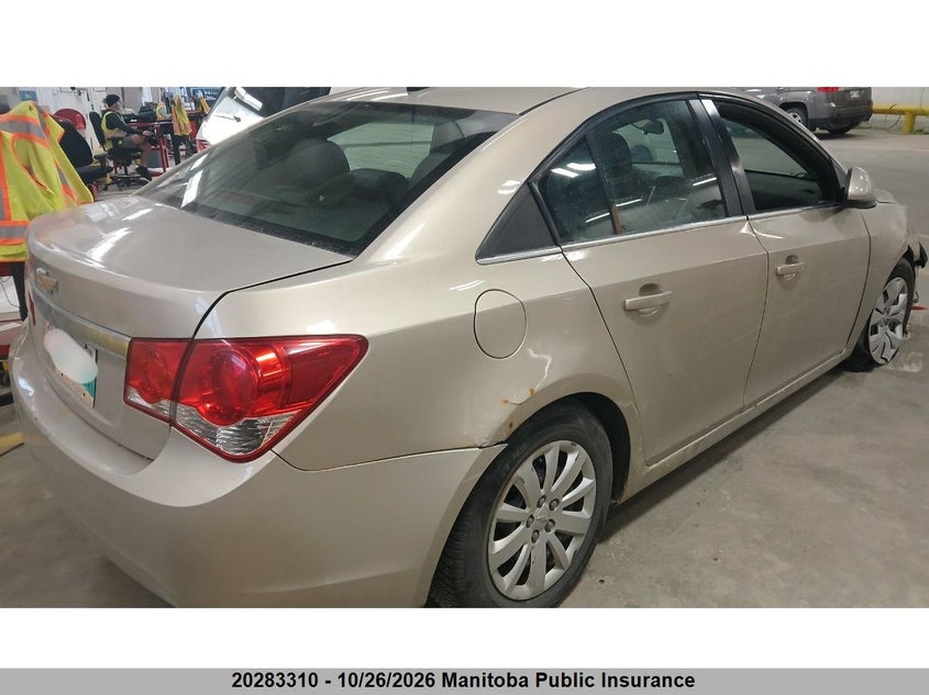 Vin: 1g1pf5s94b7199417, lot: 10294294, chevrolet cruze lt turbo 20114