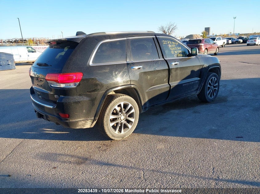 Vin: 1c4rjfcg7hc761599, lot: 10294423, jeep grand cherokee overland 20174