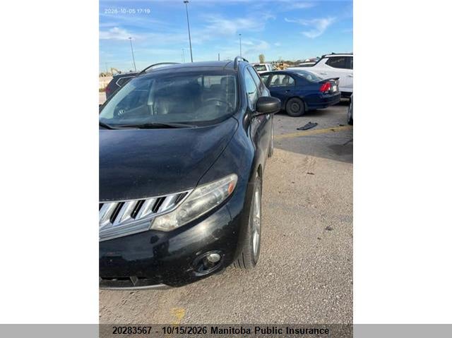 Vin: jn8az1mw3aw114849, lot: 10294551, nissan murano le 20102