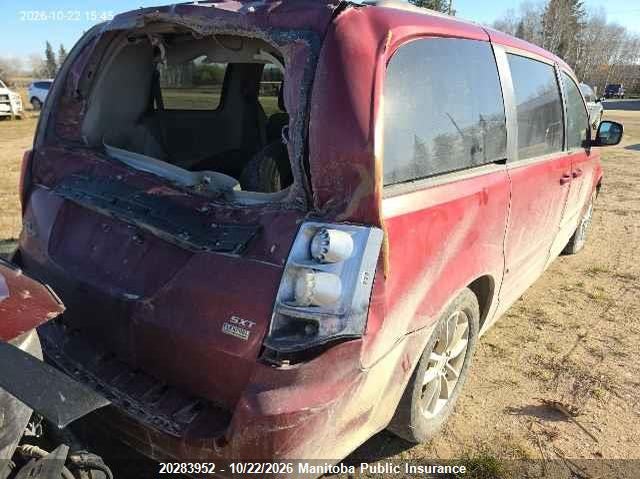 Vin: 2c4rdgbg1er282368, lot: 10294936, dodge grand caravan sxt 20144