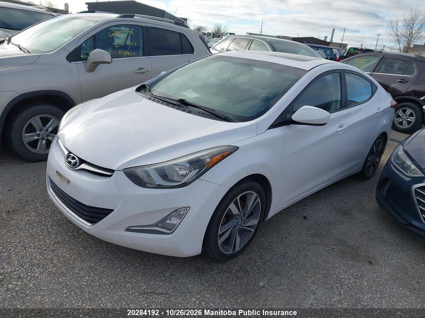 Vin: kmhdh4ah8gu539289, lot: 10295176, hyundai elantra gls 20162