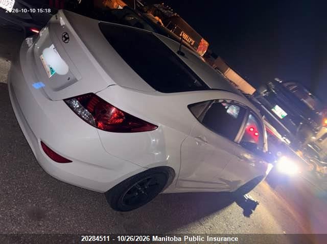 Vin: kmhct4ae3du456526, lot: 10295495, hyundai accent gl 20134