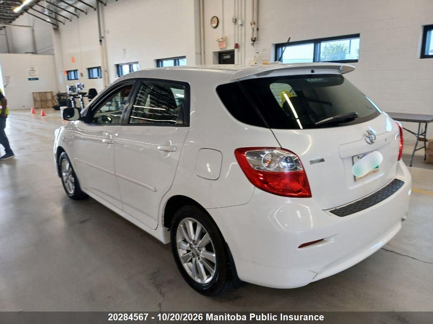 Vin: 2t1ku4ee9ac380486, lot: 10295551, toyota matrix 20103