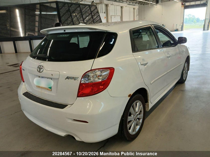 Vin: 2t1ku4ee9ac380486, lot: 10295551, toyota matrix 20104