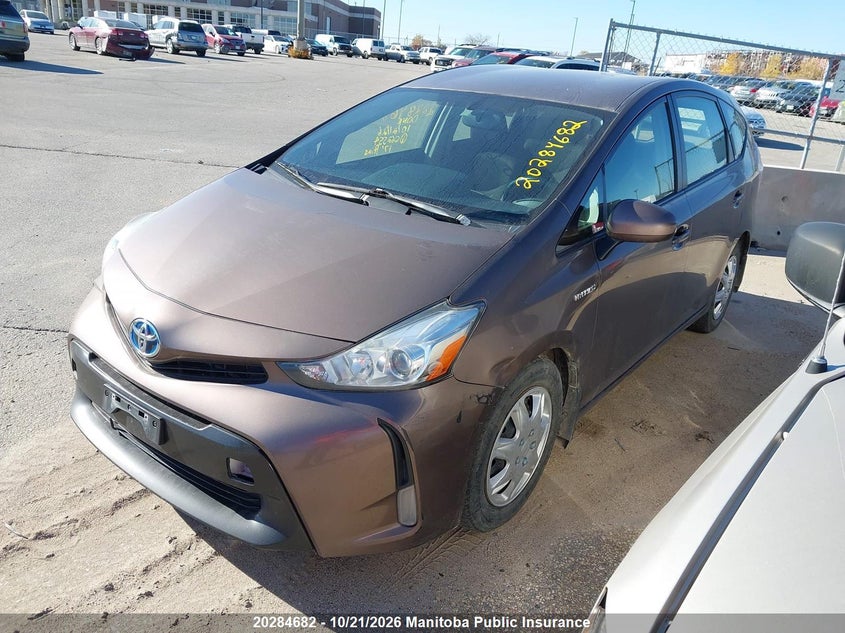 Vin: jtdzn3eu5hj062554, lot: 10295666, toyota prius v 20172
