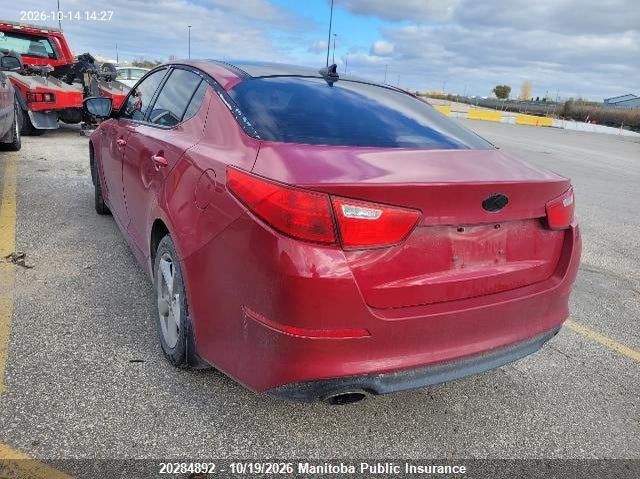 Vin: knagm4a74f5624169, lot: 10295876, kia optima lx 20153