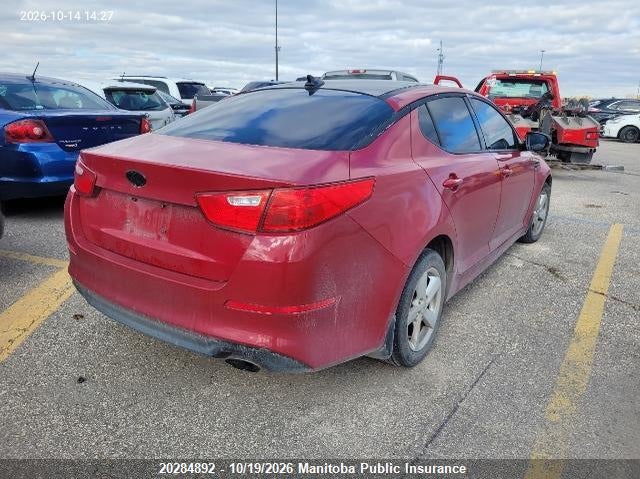 Vin: knagm4a74f5624169, lot: 10295876, kia optima lx 20154