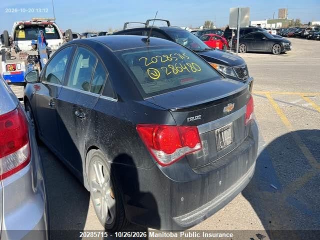 Vin: 1g1ph5s95b7286480, lot: 10296699, chevrolet cruze ltz turbo 20113