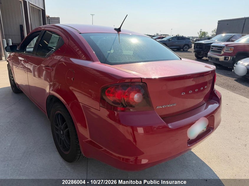 Vin: 1c3cdzab6en108322, lot: 10296988, dodge avenger se 20143