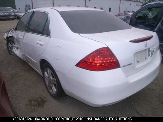 2007 Honda Accord 2.4 Ex VIN: 1HGCM56797A211920 Lot: 6812324