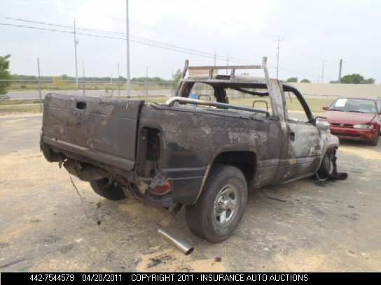 1995 Dodge Ram Truck Ram 1500 VIN: 1B7HC16X8SS352612 Lot: 7544579