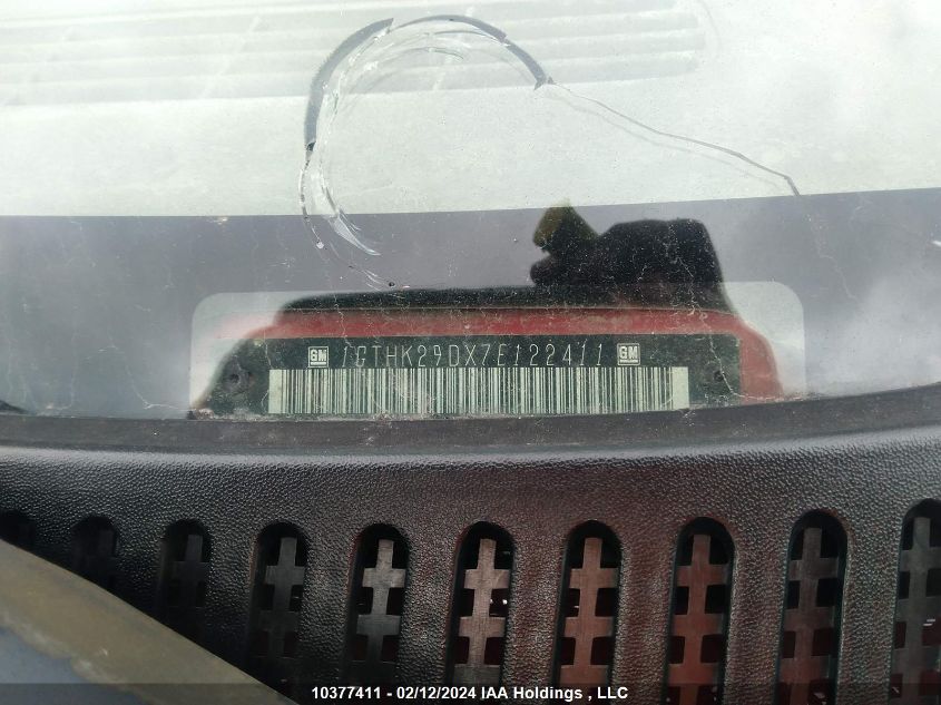 2007 GMC Sierra K2500 Hd VIN: 1GTHK29DX7E122411 Lot: 10377411