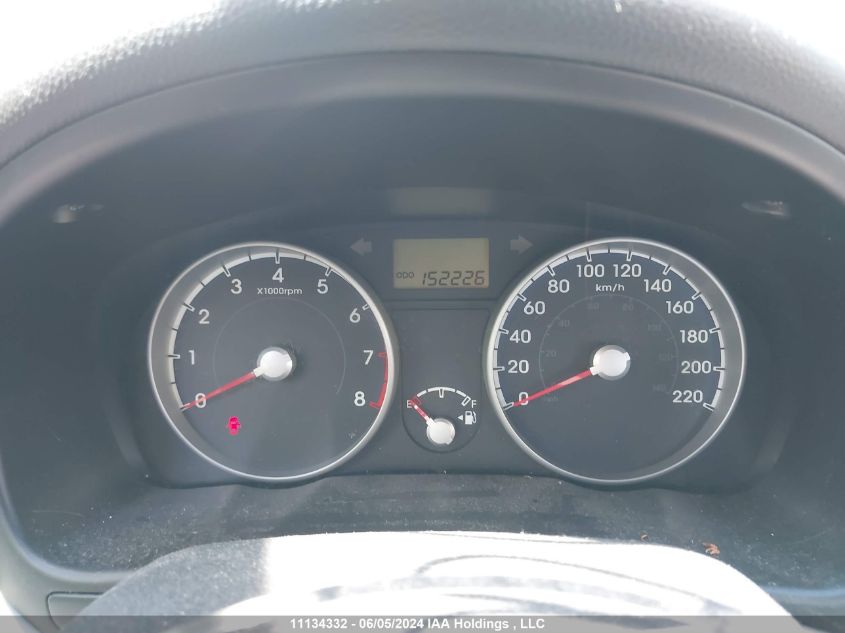 2010 Hyundai Accent Gls VIN: KMHCN4BC8AU492344 Lot: 11134332