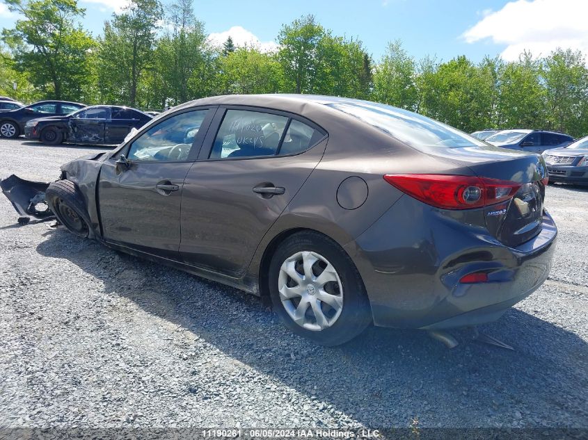 2016 Mazda 3 Sport VIN: 3MZBM1U79GM302434 Lot: 11190261