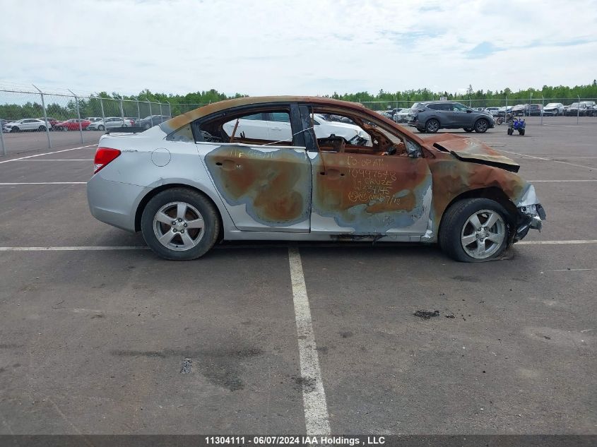 2014 Chevrolet Cruze Lt VIN: 1G1PE5SB4E7334745 Lot: 11304111