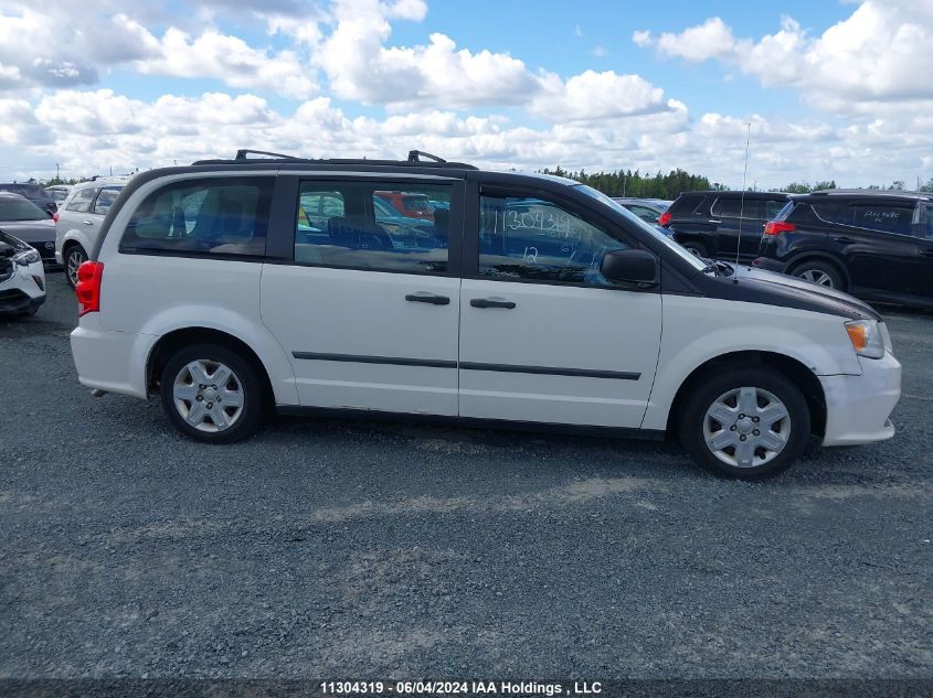 2012 Dodge Grand Caravan Se VIN: 2C4RDGBGXCR105461 Lot: 11304319