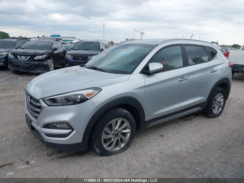 2017 Hyundai Tucson Limited/Sport And Eco/Se VIN: KM8J3CA40HU361372 Lot: 11369312