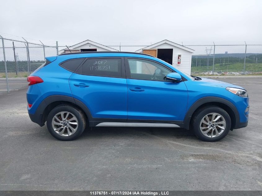 2017 Hyundai Tucson Limited/Sport And Eco/Se VIN: KM8J3CA43HU510891 Lot: 11376751