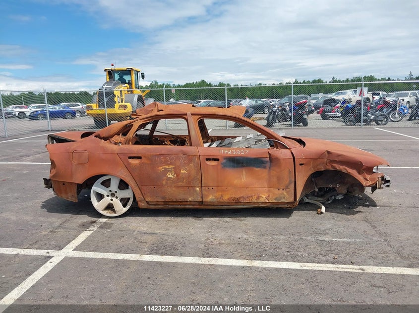 2008 Audi A4 3.2 Quattro VIN: WAUDH68EX8A151170 Lot: 11423227