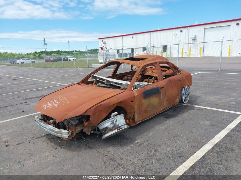 2008 Audi A4 3.2 Quattro VIN: WAUDH68EX8A151170 Lot: 11423227