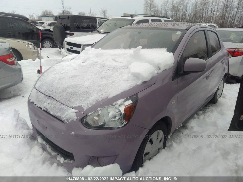 2014 Mitsubishi Mirage De VIN: ML32A3HJ6EH025050 Lot: 11476898