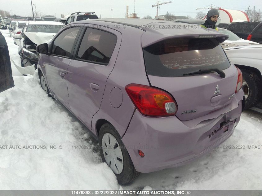 2014 Mitsubishi Mirage De VIN: ML32A3HJ6EH025050 Lot: 11476898