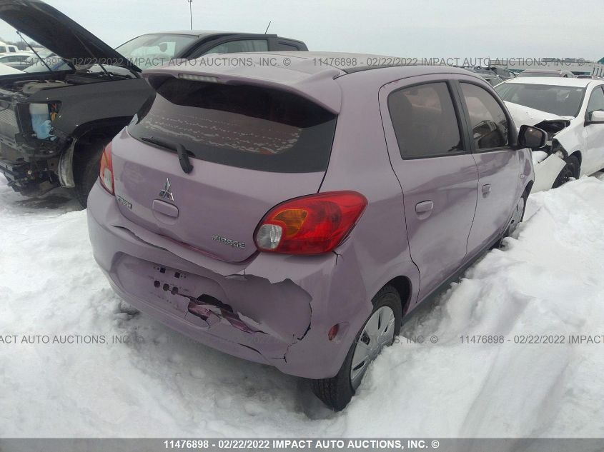 2014 Mitsubishi Mirage De VIN: ML32A3HJ6EH025050 Lot: 11476898