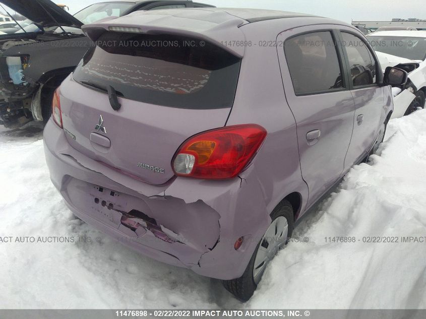 2014 Mitsubishi Mirage De VIN: ML32A3HJ6EH025050 Lot: 11476898