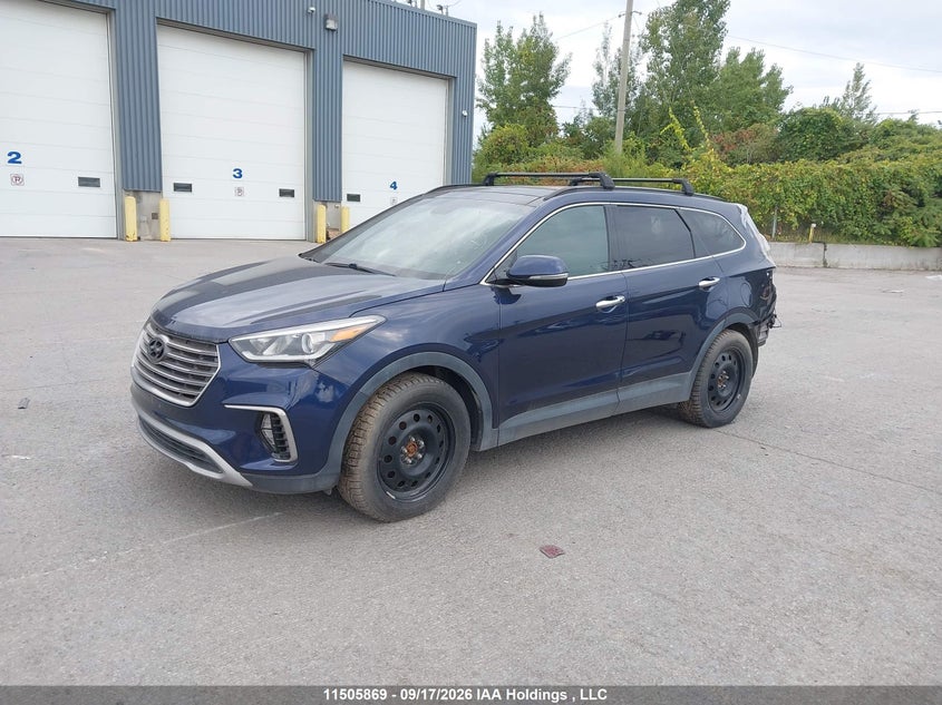 Vin: km8sndhf4hu194364, lot: 1795190, hyundai santa fe se/limited 20172