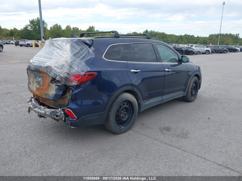 Vin: km8sndhf4hu194364, lot: 1795190, hyundai santa fe se/limited 20174