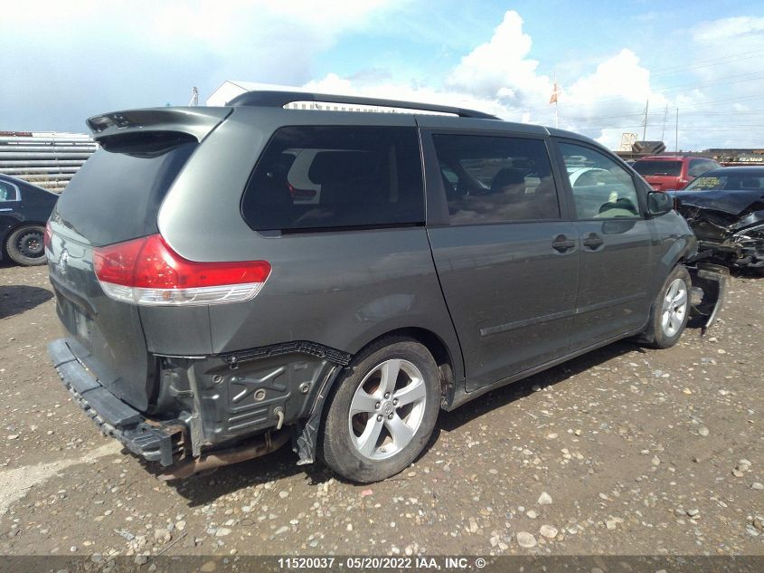 2011 Toyota Sienna VIN: 5TDZK3DCXBS039783 Lot: 11520037