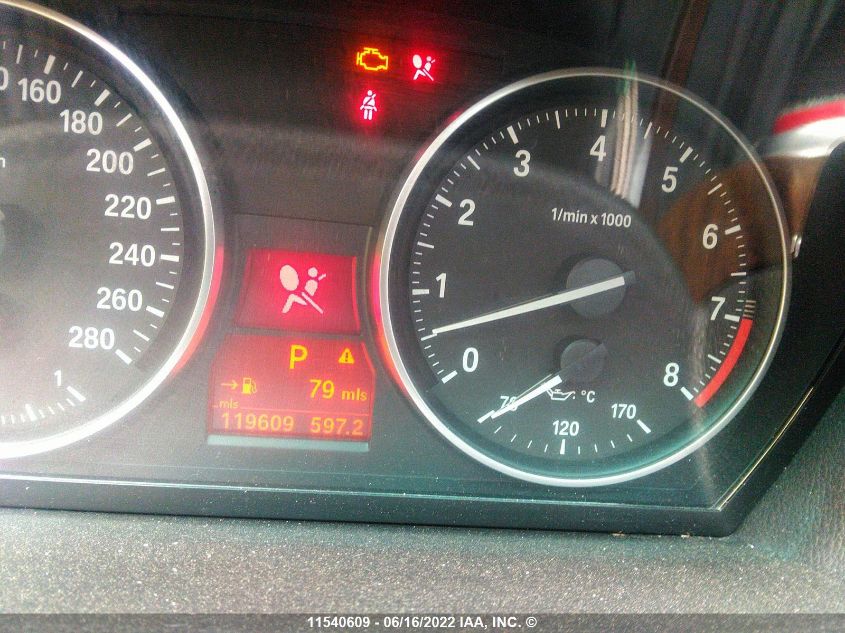 2009 BMW 335 Xi VIN: WBAPL33569A404911 Lot: 11540609