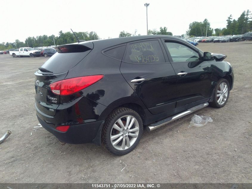 2013 Hyundai Tucson Gls/Limited VIN: KM8JUCAC0DU764735 Lot: 11543751